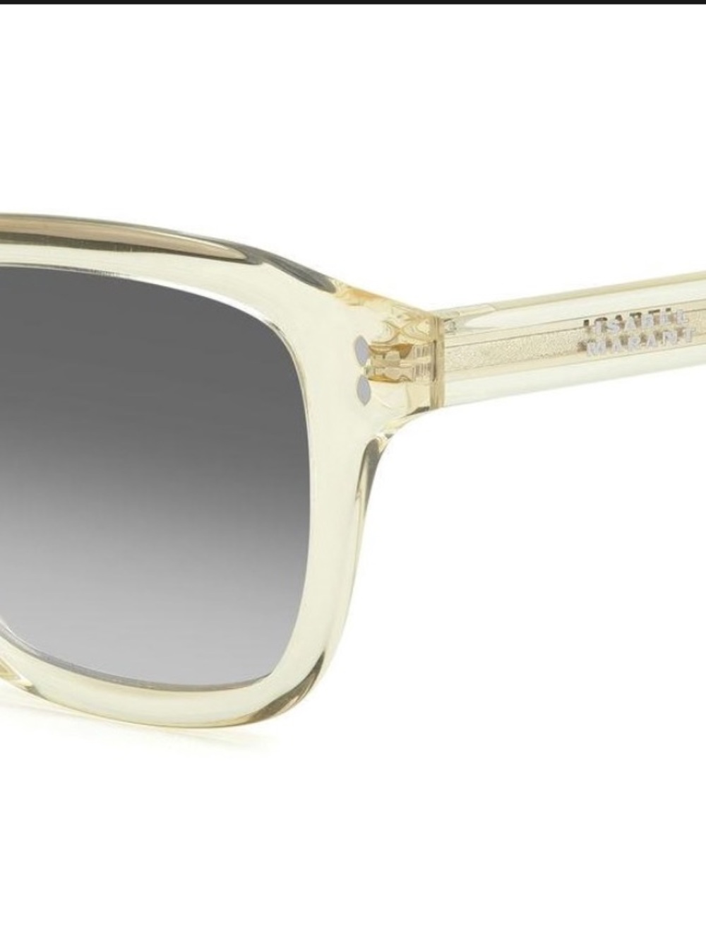 Isabel Marant | Champagne & Gray Smoke Gradient Sunglasses | 56mm | Like New - Picture 3 of 7